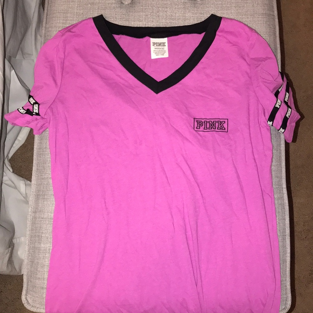 Purple v-neck